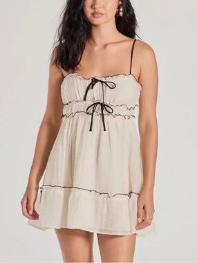 Windsor White Ruffle Mini Dress NWT Size XL